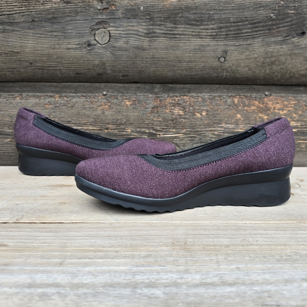 Clarks Cloudsteppers Caddell Dash, Slip On, Platf… - image 6